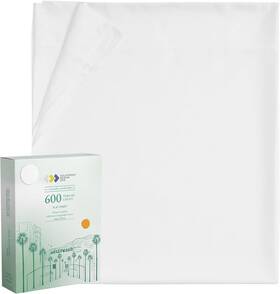 California Design Den 214129844203 Luxury King Size Flat Sheet Only - 100% Cotton 600 Thread