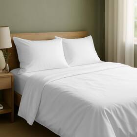 California Design Den 445000663610 Soft 100% Cotton Sheets For Queen Size Bed With De