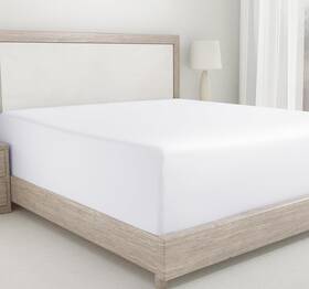 California Design Den 840307126634 White Twin Xl Fitted Sheet 100% 01