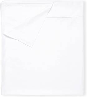 California Design Den 840307138477 Full Size Flat Sheet Only - 400 Thread 01 White