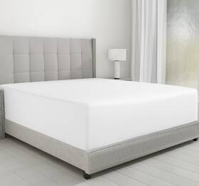California Design Den 840307143594 Luxuriously Soft Queen Fitted Sheet 600 Sateen 100% Cotton Nopop Elastic Snug Fi