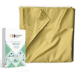 California Design Den 840307154385 100% Pure Cotton Flat Sheet - 600 Thread Count Soft And Crisp Breathable Hote