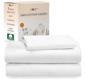 California Design Den 840307178930 Soft 100% Cotton Sheets Twin-xl Bed Sheet Set With Deep