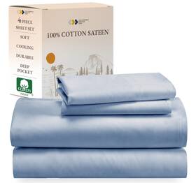California Design Den 840307179067 Soft 100% Cotton Sheets King Size Bed Set With Deep Pockets Shee California Design Den 840307179067 Soft 100% Cotton Sheets King Size Bed Set With Deep Pockets Shee