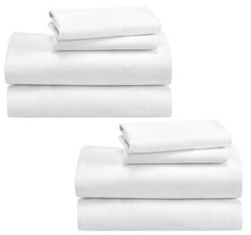 California Design Den 840307182999 100% Cotton 2-pack Sheets Set For Queen Size Bed Soft And Durable Sheet California Design Den 840307182999 100% Cotton 2-pack Sheets Set For Queen Size Bed Soft And Durable Sheet