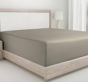 B07kqzm6ww California Design Den Queen Fitted Sheet Deep Pocket 400tc Cotton Sateen Taup