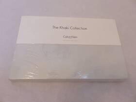 Calvin Klein 709271209388 Khaki Collection Percale Queen Flat Cloud Grey
