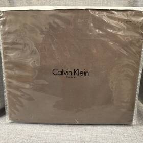 Calvin Klein 709271263878 Home Queen Sheet Set 4 Pc 340tc Cotton Sateen Brown