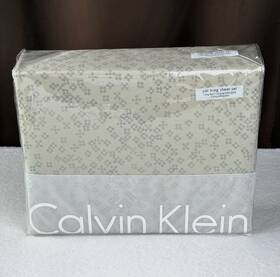 Calvin Klein 709271275116 New Vtg Home Marin Mosaic Husk Cal King Sheet Set Nip Msrp 175 Calvin Klein 709271275116 New Vtg Home Marin Mosaic Husk Cal King Sheet Set Nip Msrp 175
