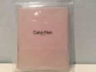 Calvin Klein Blanket Stitch Twill Burnished Mauve King Pillowcases Pair 709271201771