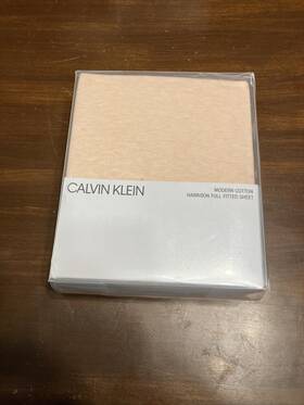 1210113fum1d3 Calvin Klein Home Modern Cotton Harrison Full Size Fitted Sheet Pink 1210113fum1d3 Calvin Klein Home Modern Cotton Harrison Full Size Fitted Sheet Pink