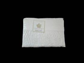 Cannon 043306380308 Court Of Versailles Royal Family King Coronation One Flat Sheet White