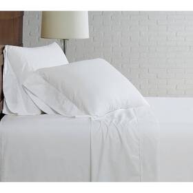 91927453 Cannon Full 4pc Solid Percale Sheet Set White 100% Cotton 200 Thread 91927453 Cannon Full 4pc Solid Percale Sheet Set White 100% Cotton 200 Thread
