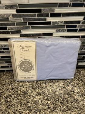 Canon Royal Family 043306568140 Supreme Touch The 250 Suite One Twin Fitted Sheet Blue New Canon Royal Family 043306568140 Supreme Touch The 250 Suite One Twin Fitted Sheet Blue New