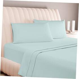 Carressa Originals 8904429510626 100% Egyptian Cotton Sheets - 600 Thread Count 3 Pc Size Twin Seafoam Green Carressa Originals 8904429510626 100% Egyptian Cotton Sheets - 600 Thread Count 3 Pc Size Twin Seafoam Green