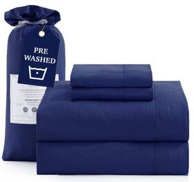 Casa Platino 840399702907 California King Size Bedding Set - Pre-washed Ultra Soft Bed Sheets Br