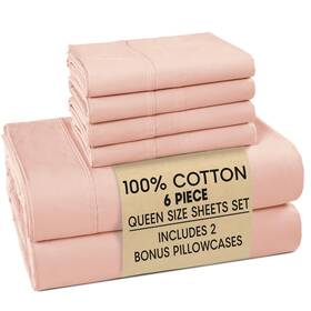 Cp160ss-qn-vrse Casa Platino 100% Cotton Queen Size Sheets Set 6 Piece Crisp Percale Cooling Cp160ss-qn-vrse Casa Platino 100% Cotton Queen Size Sheets Set 6 Piece Crisp Percale Cooling