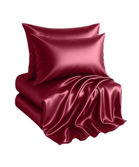 Ps100ss-qn-bgy Casa Platino Satin Sheets Queen Size Bedding Set - 4 Pieces Super Soft Like