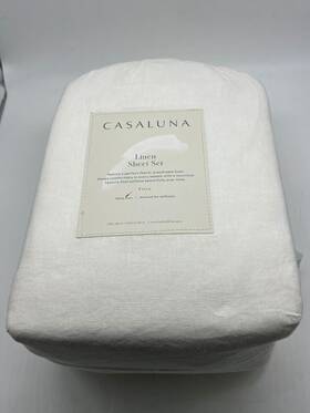 Casaluna 191908116235 Linen Blend Sheet Set - Ftftnew Just An Open Boxftft Casaluna 191908116235 Linen Blend Sheet Set - Ftftnew Just An Open Boxftft