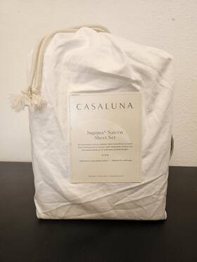 Casaluna 191908347325 King Size 500tc Supima Sateen Sheet Set - Sheets