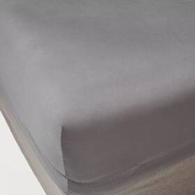 Casaluna 191908601441 Temp Balancing Dark Metal Gray Queen Fitted Sheet 60 Inch X 80 And 18 Deep