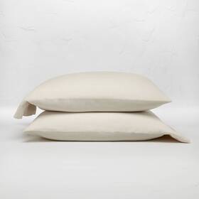 80932454 Casaluna Pillowcases Linen 33x20 Plain Weave Oeko-tex 2pk