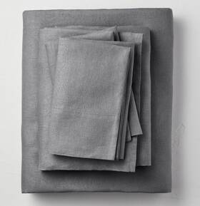 85239709 Casaluna 100% Washed Linen Solid Sheet Set - Size Queen 85239709 Casaluna 100% Washed Linen Solid Sheet Set - Size Queen