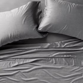 91900208 Casaluna King 400 Thread Count Rayon From Bamboo Sheet Set Dark Gray 91900208 Casaluna King 400 Thread Count Rayon From Bamboo Sheet Set Dark Gray