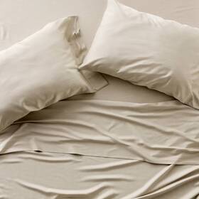 91900224 Casaluna California King 400 Thread Count Rayon From Bamboo Sheet Set Light Olive 91900224 Casaluna California King 400 Thread Count Rayon From Bamboo Sheet Set Light Olive