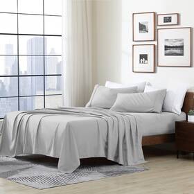Cathay Home 108145-1800-ltg-txl Essentials Ultra Soft Hypoallergenic Wrinkle Resistant Double Bru