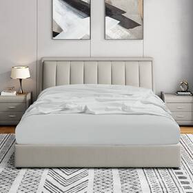 Cathay Home 196789006378 Full Fitted Sheet - Double Brushed Ultra Soft Wrinkle And Fade Resistant 14