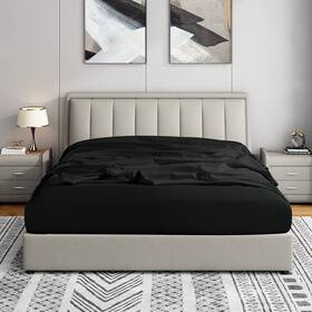 Cathay Home 840970195791 Queen Fitted Sheet - Double Brushed Ultra Soft And Fade Resistant 16 Inch Deep Cathay Home 840970195791 Queen Fitted Sheet - Double Brushed Ultra Soft And Fade Resistant 16 Inch Deep