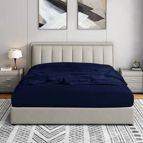 Cathay Home 840970196088 Full Fitted Sheet - Double Brushed Ultra Soft And Fade Resistant 16 Inch Deep P Cathay Home 840970196088 Full Fitted Sheet - Double Brushed Ultra Soft And Fade Resistant 16 Inch Deep P