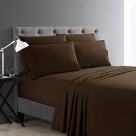 90gsm Cathay Home 877512038612 Collection Micro Caress Luxurious Sheet Set 3 -piece Twin With 1