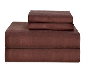 Celeste Home 875108008940 Ultra Soft Flannel Sheet Set With Pillowcase Twin Xl Coffee Bean