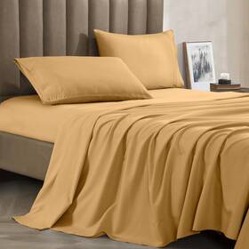 224rw-celine-1800-king-gold Celine Linen Softest Coziest Bed Sheets Ever 1800 Thread Count Egyptian Wrin