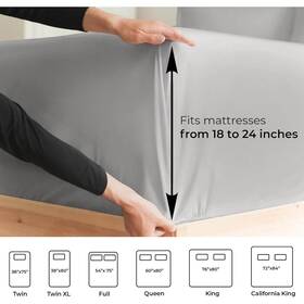 Cgk Linens 060623448264 6 Piece Extra Deep Pocket Microfiber Sheet Set