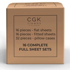 Cgk Unlimited 056794202316 Bulk Case Pack Of 16 Sheet Sets - Massage Full Size Sheets Cgk Unlimited 056794202316 Bulk Case Pack Of 16 Sheet Sets - Massage Full Size Sheets