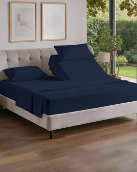 Cgk Unlimited 056794206284 Split Head King Sheets Set - Top For Adjustable Beds Easy-