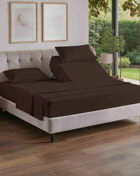Cgk Unlimited 056794224349 Flex Top Split Head King 4 Piece Sheet Set Comfy Breathable And Cooling Bed Sh