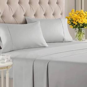 400-thr Cgk Unlimited 060623441036 400 Thread Count Cotton - Queen Size Sheet Set 100% Sheets