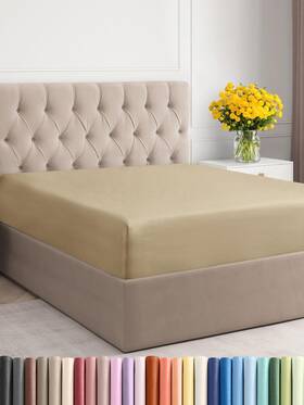 Cgk Unlimited 060623441463 Twin Xl Size Fitted Bed Sheet - Hotel Luxury Fits Mattress Up To 16 Extra