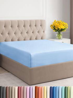 Cgk Unlimited 060623441630 Full Size Fitted Bed Sheet - Hotel Luxury Single Only Fits Mat