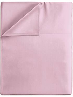 Cgk Unlimited 060623442491 Queen Flat Sheet Hotel Luxury Wrinkle-free Light Pink Extra Soft