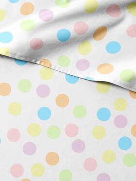 Cgk Unlimited 060765261356 Kids Twin Size Dots Bed Sheets - 3 Piece Sheet Set Spotty Pattern