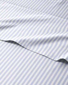 Cgk Unlimited 060765261561 Kids Twin Size Blue Striped Sheets - 3 Piece Stripe Sheet Set Nautical