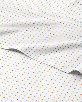 Cgk Unlimited 060765261769 Kids Queen Size Hearts Bed Sheets - 4 Piece Colorful Heart Sheet Set Soft