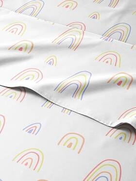 Cgk Unlimited 060765261912 Rainbow Queen Sheet Set - Cute 4 Piece Bed Sheets For Girls Deep Pock Cgk Unlimited 060765261912 Rainbow Queen Sheet Set - Cute 4 Piece Bed Sheets For Girls Deep Pock