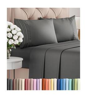 Cgk Unlimited 060765268973 Full Size 4 Piece Sheet Set - Comfy Breathable And Cooling Bed Sheets Hot
