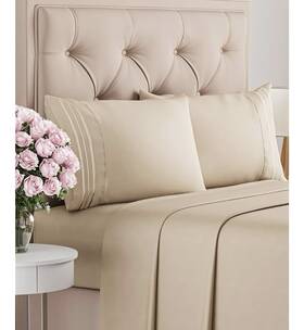 Cgk Unlimited 060765269291 King Size 4 Piece Sheet Set - Comfy Breathable And Cooling Bed Sheets Hot Cgk Unlimited 060765269291 King Size 4 Piece Sheet Set - Comfy Breathable And Cooling Bed Sheets Hot